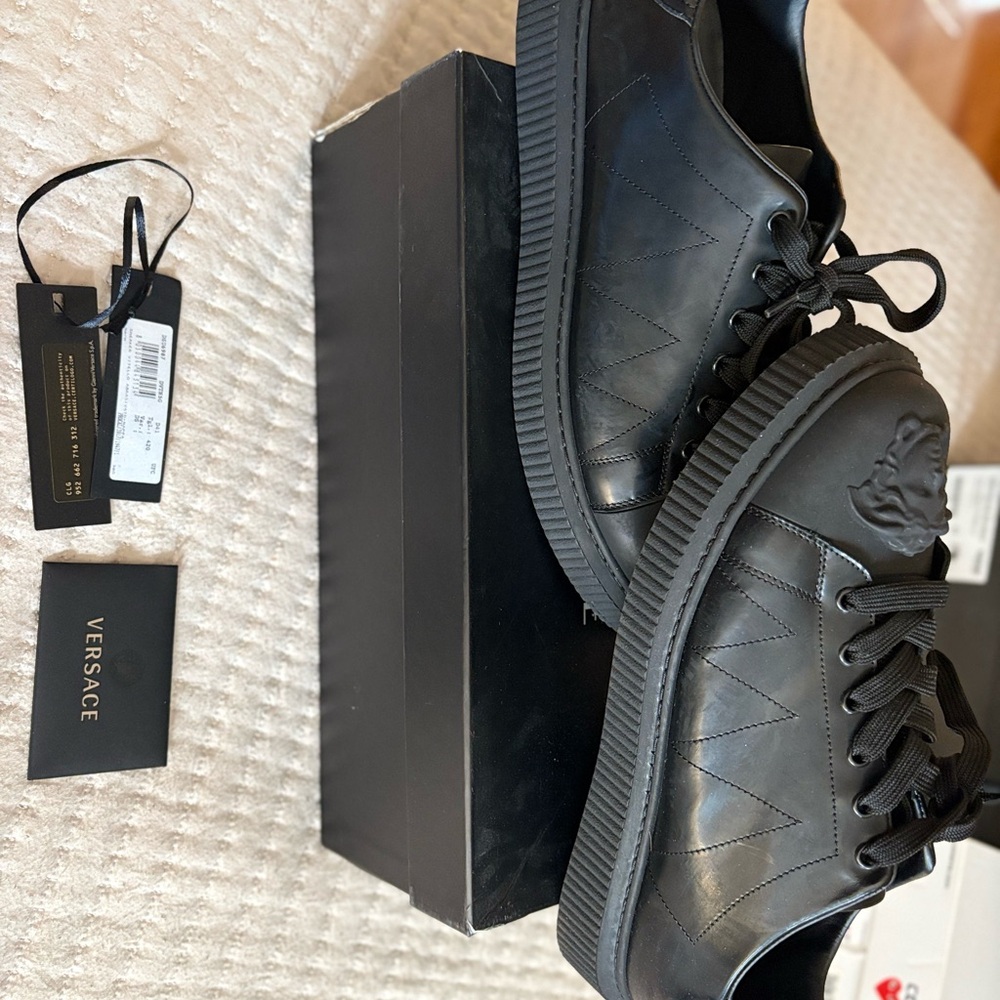 Versace Black Men's Sneakers